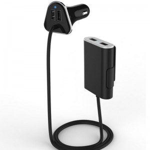 KPS-8501LC Car charger with external 4 USB ports