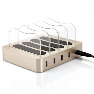 KPS-8402LC Four USB Ports Charger Station (US/EU/UK/AU AC Cable)