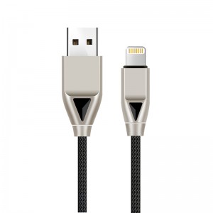 KPS-8449CB nylon USB cable  -diamond  type-c/lighting/micro