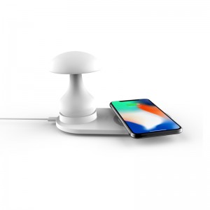 KPS-9001 10W fast Mushroom lamp wireless charger