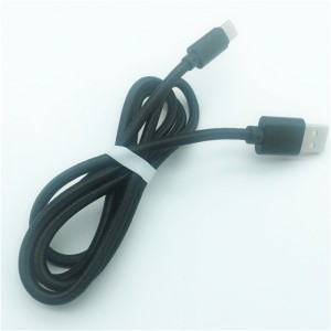 KPS-1005CB TYPE C  1m high quality fast charging 2.4A type c data cables for phone