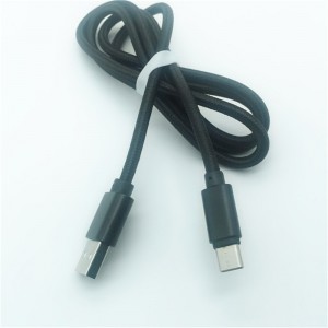 KPS-1005CB TYPE C  2m high quality OD4.5MM fast charging 2.4A C type data phone cable